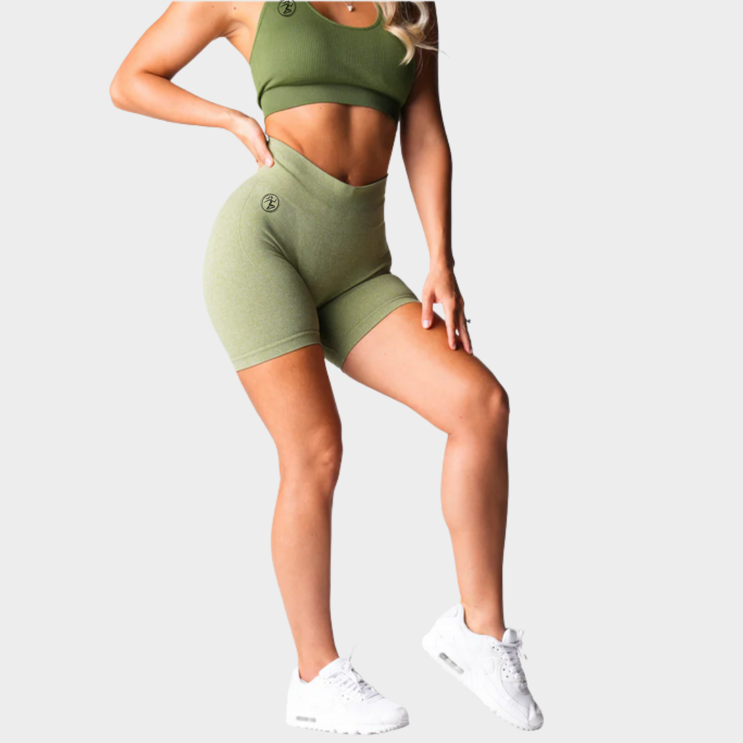Olive Lift Seamless Shorts