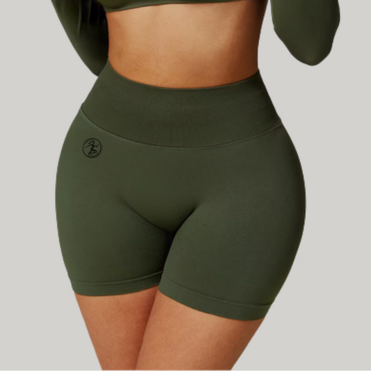 Evergreen Scrunch Seamless Shorts