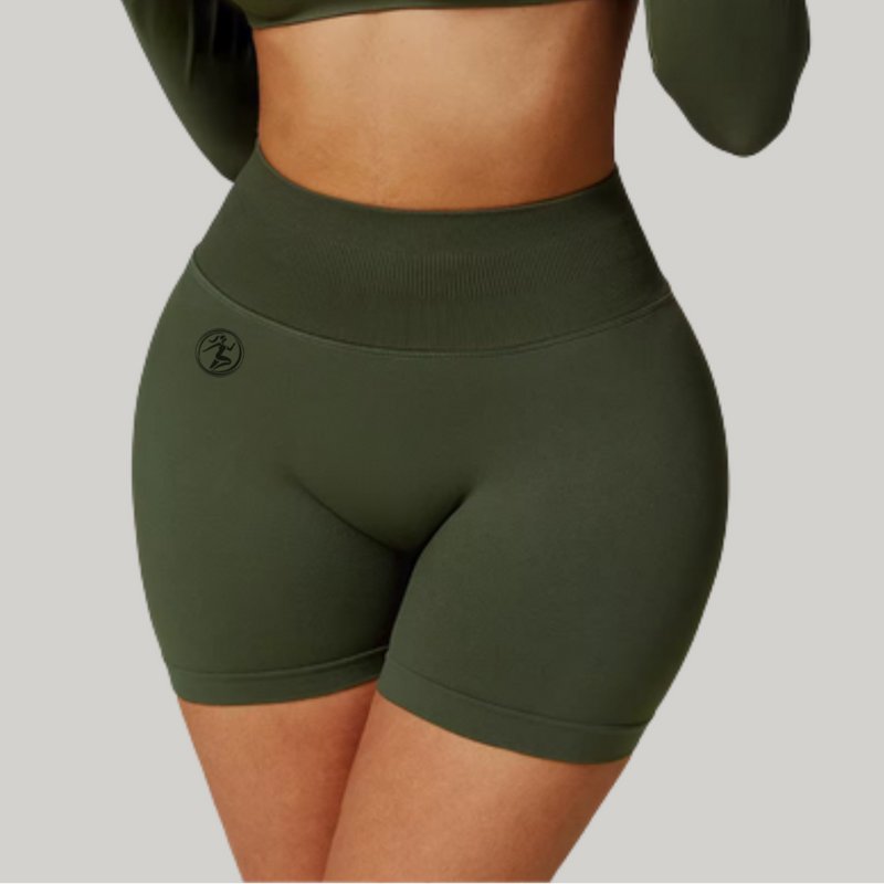 Evergreen Scrunch Seamless Shorts