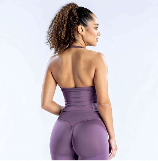 Grape Thistle Fitted Tank Top