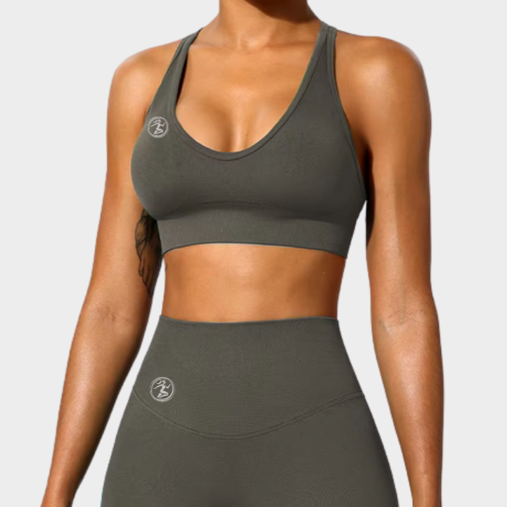Graphite Sculpt Seamless Sports Bra