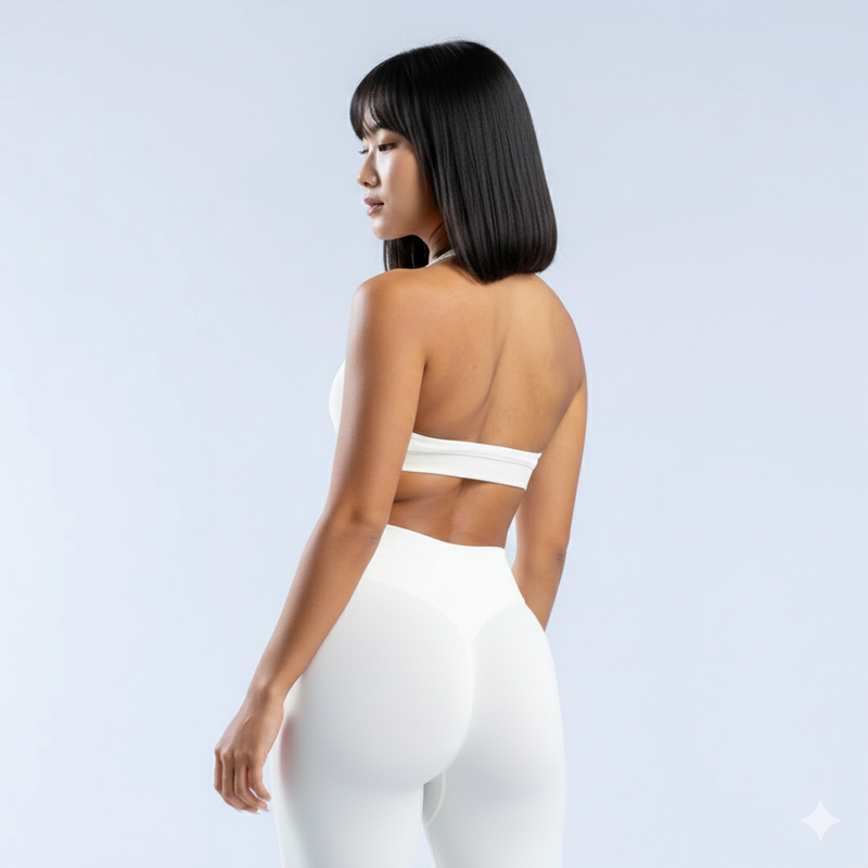 Empower Ivory Sports Bra – Sculpted Support Fit - second image