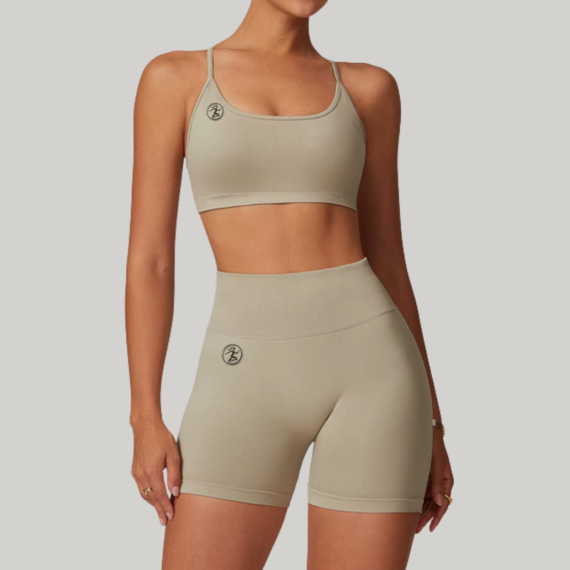 Mocha Scrunch Seamless Shorts - second image