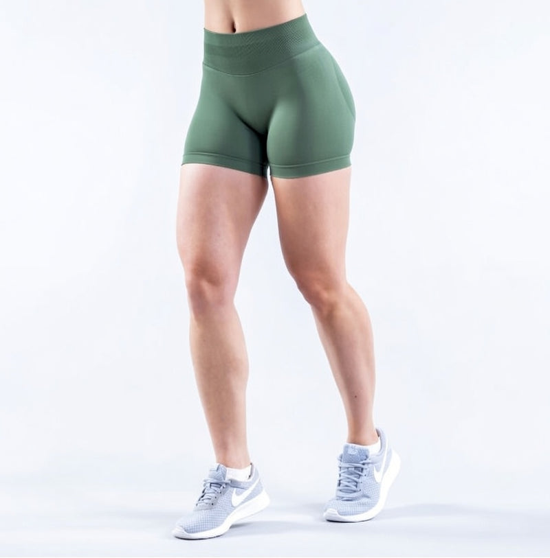 Empower Olive Shorts – Sculpted Active Fit