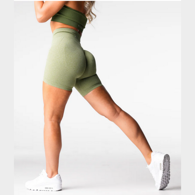 Olive Lift Seamless Shorts - second image