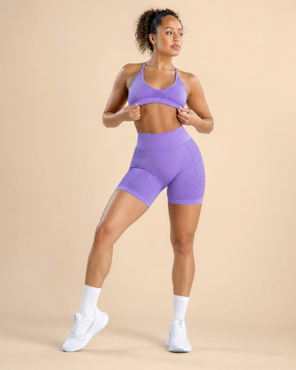 Lavender Cross Back Bra