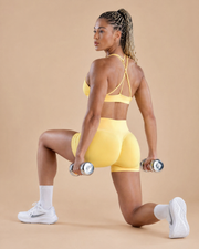 Lemon Cross Back Bra