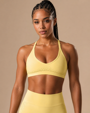 Lemon Cross Back Bra